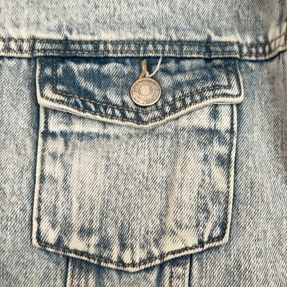 Banana Republic Jeans Jacket oversized light wash M - Picture 5 of 11